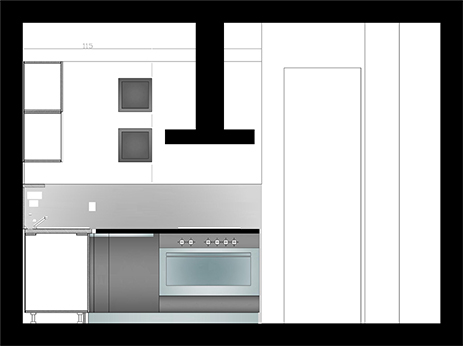 Kitchen Design for Apartment “Nikola Gjorchev”